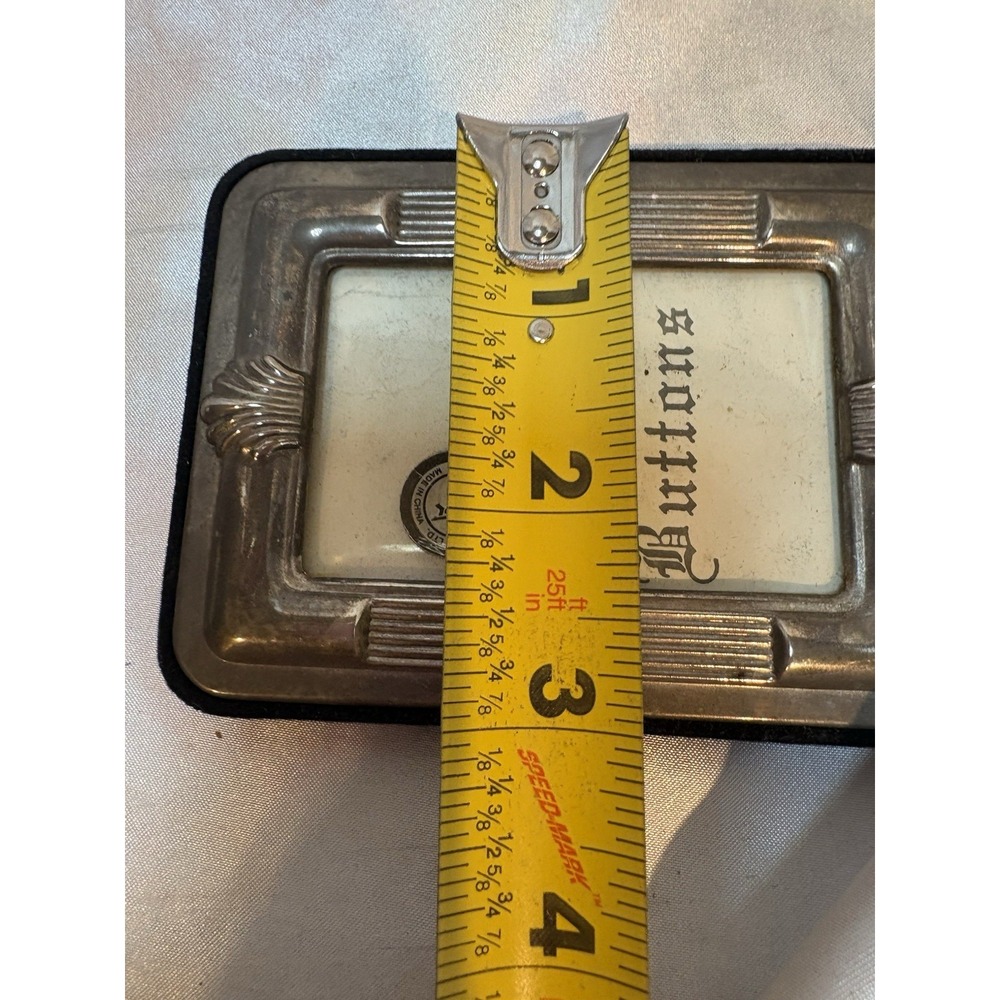 Godinger Silver Plate Picture Frame 2x 3 for Photo - Picture 6 of 6